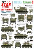 STAR DECALS[SD72-A1036]1/72 WWII 米 M7プリースト/M8自走榴弾砲75周年スペシャル フランス ノルマンディー1944年