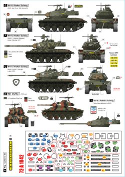 画像2: STAR DECALS[SD72-A1042]1/72 ARVN＃1 南ベトナム陸軍所属の米製戦車 M24/M41/M48A3
