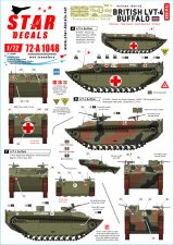 STAR DECALS[SD72-A1048]1/72 WWII 英 英国陸軍 LVT-4バッファロー オランダ1944〜45