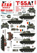 STAR DECALS[SD72-A1049]1/72 現代 露/ソ 冷戦時代のT-55A ソビエト及びワルシャワ機構