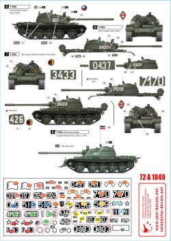 画像3: STAR DECALS[SD72-A1049]1/72 現代 露/ソ 冷戦時代のT-55A ソビエト及びワルシャワ機構