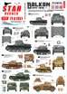 画像1: STAR DECALS[SD72-A1051]1/72 WWII バルカン半島WWII＃1 第二次世界大戦のクロアチア ウスタシャ民兵組織所属の戦車 (1)