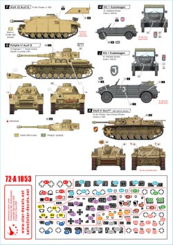 画像2: STAR DECALS[SD72-A1053]1/72 WWII バルカン半島WWII＃3 1941年以降のギリシャに於けるドイツ軍と突撃師団「ロードス」の装甲車