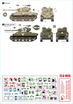 画像2: STAR DECALS[SD72-A1056]1/72 現用 イスラエル IDFのAFV＃1 1960年代と六日間戦争時のIDFマーキング集 M1スーパーシャーマン