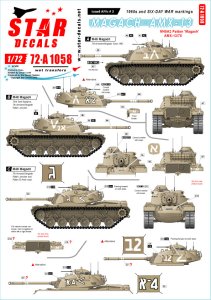 画像1: STAR DECALS[SD72-A1058]1/72 現用 イスラエル IDFのAFV＃3 1960年代と六日間戦争時のIDFマーキング集 M48マガフとAMX-13 (1)