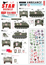 STAR DECALS[SD72-A1059]1/72 現用 イスラエル IDFのAFV＃4 IDF所属M113救急仕様のマーキング集 1970年代 シナイ半島/1978&1982 レバノン