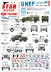 画像1: STAR DECALS[SD72-A1062]1/72 現用 中東/欧 中東での平和維持軍 スエズ シナイ ガザ地区のUNEF ユーゴスラビアとスウェーデン軍車両 (1)