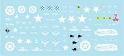 画像3: STAR DECALS[SD72-A1080]1/72 WWII 米軍AFV特集＃1 M4A3E8イージエイトHVSS 欧州1944〜45
