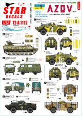 STAR DECALS[SD72-A1112]1/72 現用 ウクライナの戦争＃1 アゾフ大隊のBRDM-2 UAZ-469 UAZ-452ブハンカ ZSU-23搭載MT-LB(2014-2022年)