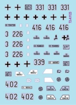 画像3: STAR DECALS[SD72-A1123]1/72 WWII ドイツ 西部戦線のSd.Kfz.250"ノイ"＃2 武装親衛隊マーキング集 第11 SS義勇装甲擲弾兵師団ノルトラント/第12 SS装甲師団ヒトラーユーゲント