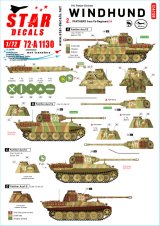 STAR DECALS[SD72-A1130]1/72 WWII ドイツ ヴィントフント部隊＃2 第24戦車連隊のパンサー戦車A/G型