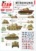 画像1: STAR DECALS[SD72-A1131]1/72 WWII ドイツ ヴィントフント部隊＃3 第16戦車連隊/第111装甲旅団のパンサー戦車G型と第116装甲師団のIV号戦車J型 (1)