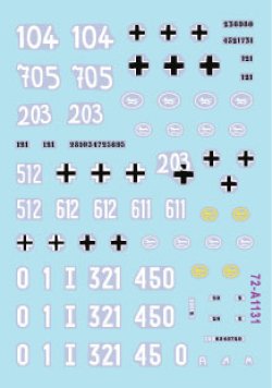 画像2: STAR DECALS[SD72-A1131]1/72 WWII ドイツ ヴィントフント部隊＃3 第16戦車連隊/第111装甲旅団のパンサー戦車G型と第116装甲師団のIV号戦車J型