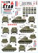 画像1: STAR DECALS[SD72-A1179]1/72 WWII アフリカのフランス軍戦闘車両＃4 第6/第12アフリカ騎兵連隊のM4A2シャーマン 1943/44年 (1)