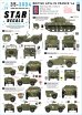 画像1: STAR DECALS[SD35-3004]1/35 WWII イギリス 1944年フランスの英軍AFV シャーマンMk.Iハイブリッド/ウィリス・ジープ/M3ホワイト・スカウトカー/ハンバー・スカウトカー (1)