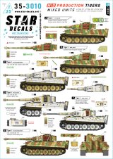 STAR DECALS[SD35-3010]1/35 WWII ドイツ タイガーI重戦車中期型 第501重戦車大隊/第502重戦車大隊/フンメル重戦車中隊/ベーケ重戦車連隊/第501SS重戦車大隊