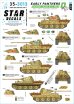 画像1: STAR DECALS[SD35-3013]1/35 WWII 初期型パンサー戦車 1943年のパンサーD型 第51戦車大隊/第52戦車大隊/グロースドイッチュラント装甲擲弾兵師団パンサー大隊 (1)