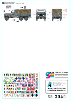 画像3: STAR DECALS[SD35-3040]1/35 WWII ドイツ 北方戦線の戦車 フィンランド/ノルウェーのドイツ戦車＃1 I号戦車B型/I号指揮戦車/LKWトラック/II号戦車A-C型/III号戦車H/N型