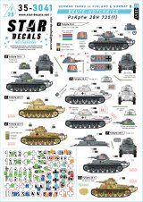 STAR DECALS[SD35-3041]1/35 WWII ドイツ 北方戦線の戦車 フィンランド/ノルウェーのドイツ戦車＃2 鹵獲オチキスH38軽戦車Pz.Kpfw.38H 735(f)