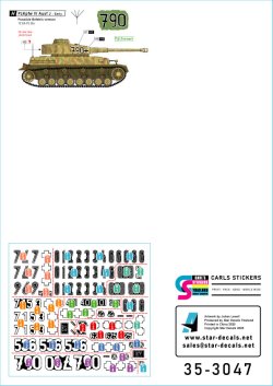 画像3: STAR DECALS[SD35-3047]1/35 WWII ドイツ 1944年ノルマンディー/フランスのIV号戦車H型/J型＃2 第9装甲師団/SSダスライヒ/SSフルンツベルク/SSヒトラーユーゲント