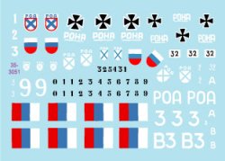 画像2: STAR DECALS[SD35-3051]1/35 WWII ドイツ ROA/RONA ヴラーソフのロシア解放軍/カミンスキー旅団のBA-10M/ヘッツァー/T-34 1941年型/KV-1 1940年型