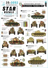 STAR DECALS[SD35-3052]1/35 WWII チェコ=スロバキアの戦車 シュコダLT vz.35/プラガLT38/Pz.Kpfw.38(t)