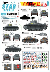 画像1: STAR DECALS[SD35-C1382]1/35 WWII ドイツ II号戦車a/b型 初期型サスペンション装着型 (1)