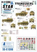 STAR DECALS[SD35-C1396]1/35 WWII ドイツ 第10SS装甲師団「フルンツベルク」の車輌＃1 Sd.Kfz.250アルテ