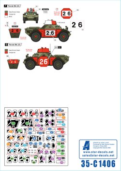 画像3: STAR DECALS[SD35-C1406]1/35 現用 BATUS(イギリス陸軍サフィールド訓練部隊)＃1 演習場安全管理グループのフェレットMk.1/2・Mk.2/3偵察装甲車