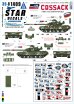 画像1: STAR DECALS[SD35-C1409]1/35 現用 ウクライナの戦争＃17 ドネツク軍第6コサック連隊所属のT-80BV戦車(2022-2023年) (1)