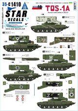 STAR DECALS[SD35-C1410]1/35 現用 ウクライナの戦争＃18 ロシア軍のTOS-1A多連装ロケットランチャー(2022-2023年)