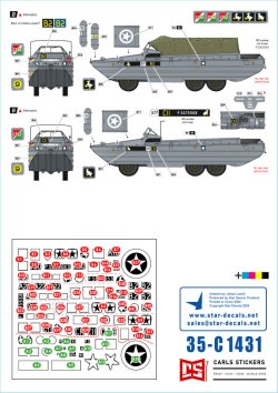 画像3: STAR DECALS[SD35-C1431]1/35 WWII イギリス D-デイのDUKW水陸両用車＃3 第101/第377総合輸送中隊