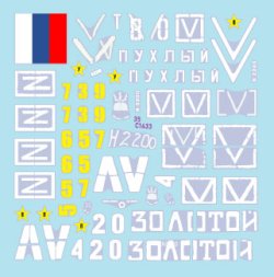 画像2: STAR DECALS[SD35-C1433]1/35 現用 ウクライナの戦争＃27 ロシア軍 陸軍/海軍歩兵部隊のT-80BVM