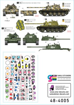 画像3: STAR DECALS[SD48-4005]1/48 現用 露/ソ 世界各国のT-55 アンゴラ/フィンランド/キューバ(ソ連)/イラン/アフガニスタン/タリバン/北部同盟/シリア/ウガンダ