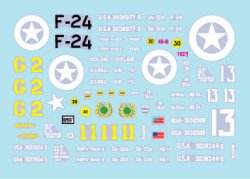 画像2: STAR DECALS[SD48-B1021]1/48 WWII アメリカ ノルマンディー上陸作戦/フランスのM4A1シャーマン戦車(1944年)