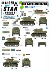 STAR DECALS[SD48-B1025]1/48 現用 フランス インドシナ戦争＃2 M8 HMC 75mm自走榴弾砲