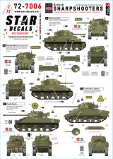 STAR DECALS[SD72-7006]1/72 WWII イギリス シャープシューターズ 第3/4カウンティオブロンドン騎兵連隊のシャーマンMk.Iハイブリッド/Mk.II/ファイアフライMk.Icハイブリッド/ファイアフライMk.Vc