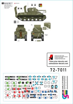 画像3: STAR DECALS[SD72-7011]1/72 WWII イギリス ビルマ戦線のシャーマン イギリス/英連邦軍のシャーマンMk.V(M4A4)