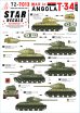 画像1: STAR DECALS[SD72-7013]1/72 現用 アンゴラ内戦＃1 MPLA/FAPLAのT-34-85戦車 1970-80年代 (1)