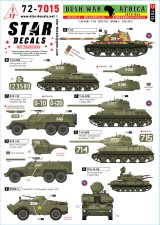 STAR DECALS[SD72-7015]1/72 現用 アフリカ 1970-80年代のブッシュウォー アンゴラ/モザンビーク/ジンバブエ=ローデシアのT-34-85M/T-55/BTR-152/ZSU-23-4/BRDM-2