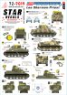 画像1: STAR DECALS[SD72-7019]1/72 WWII アメリカ リー/シャーマン/プリースト 1943年北アフリカ戦線のM3リー/M4A1シャーマン/M7プリースト (1)