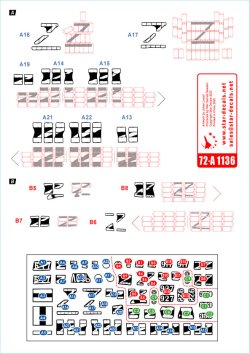 画像3: STAR DECALS[SD72-A1136]1/72 現用 ウクライナの戦争＃6 ドネツク共和国/ルガンスク共和国のT-72B1主力戦車とBMP-1歩兵戦闘車(2022年)