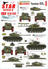 STAR DECALS[SD72-A1142]1/72 現用 朝鮮戦争＃3 アメリカ海兵隊のM46パットン戦車
