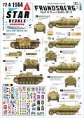 STAR DECALS[SD72-A1144]1/72 WWII ドイツ 第10SS装甲師団「フルンツベルク」の車輌＃2 III号突撃砲G型/Sd.Kfz.251 D型