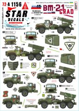 STAR DECALS[SD72-A1156]1/72 現用 ウクライナの戦争＃17 ロシア/ドネツク軍のBM-21グラッド122mmロケットランチャー(2022-2023年)