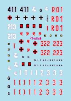 画像2: STAR DECALS[SD72-A1160]1/72 WWII 独 バルト海攻勢＃1 ヘルマン・ゲーリング降下装甲軍団戦車連隊本部/第5装甲師団のパンサー戦車G型(1944-1945年)