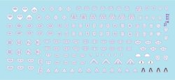 画像2: STAR DECALS[SD72-A1172]1/72 現用 イスラエル 汎用マーキング集＃1 戦車/戦闘車両用旅団/部隊識別マーキング