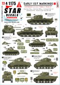 STAR DECALS[SD72-A1175]1/72 現用 イスラエル 初期のIDF車両＃2 1948-49年の戦車 シャーマン/クロムウェル/オチキス/ヴィッカース