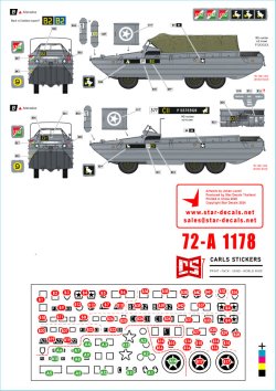 画像3: STAR DECALS[SD72-A1178]1/72 WWII イギリス D-デイのDUKW水陸両用車＃3 第101/第377総合輸送中隊