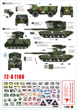 画像3: STAR DECALS[SD72-A1186]1/72 現用 ウクライナの戦争＃24 クルスク ロシア領内のウクライナ軍戦車/自走砲/AFV 2024-25